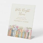 Datum Nacht Ideeën Reclamebord Met Voetstuk (Voorkant)