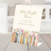 Datum Nacht Ideeën Reclamebord Met Voetstuk