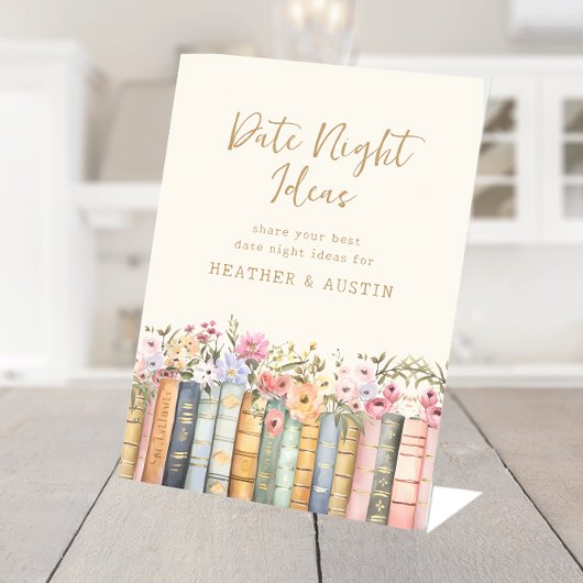 Datum Nacht Ideeën Reclamebord Met Voetstuk