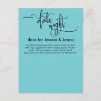 Datum Nacht Ideeën Turquoise Advies Kaart