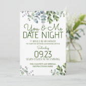 Datum nacht kaart (Staand voorkant)