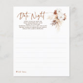 Datum nachtelijke ideeën voor paar of bride - Terr (Voorkant)