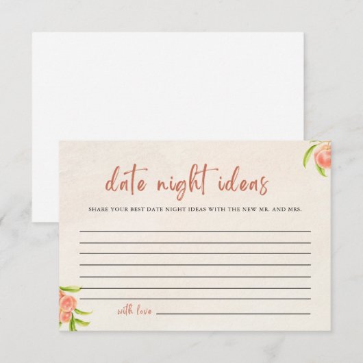 Datum Nachtelijke ideeën Vrijgezellenfeest Card Bedankkaart (Voorkant / Achterkant)