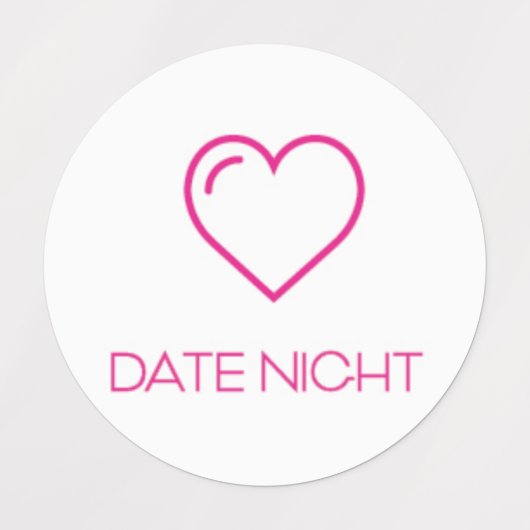 Datum Nachtplanner / Organizer Sticker / Labels (Design 2)