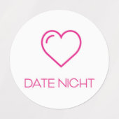 Datum Nachtplanner / Organizer Sticker / Labels (Design 1)