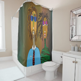 Datum Night Douchegordijn