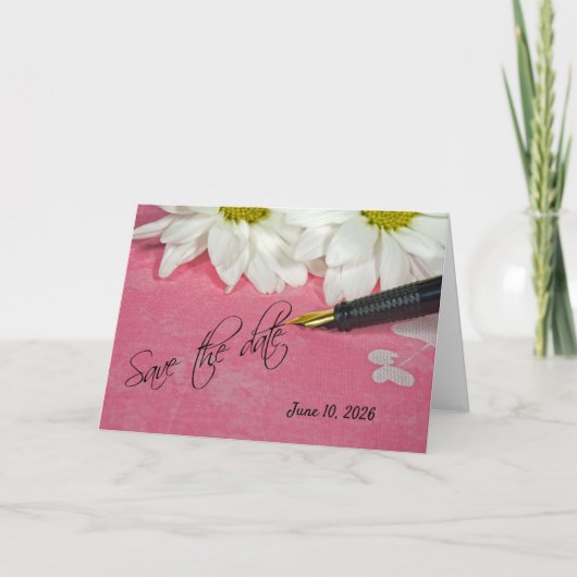 datum opslaan aankondiging (Voorkant)