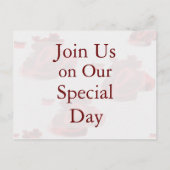 Datum opslaan:... aankondigingskaart (Achterkant)