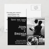 datum opslaan aankondigingskaart (Voorkant / Achterkant)