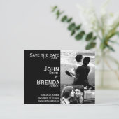 datum opslaan aankondigingskaart (Staand voorkant)