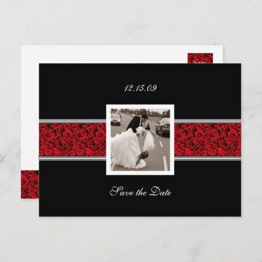 Datum opslaan - Briefkaart (Voorkant / Achterkant)