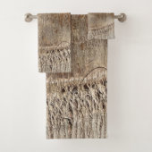 Datum Palm Tree Trunk Texture Close-up Foto Afbeel Bad Handdoek (Insitu)