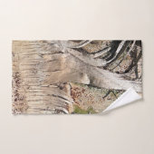 Datum Palm Tree Trunk Texture Close-up Foto Afbeel Bad Handdoek (Handdoek)
