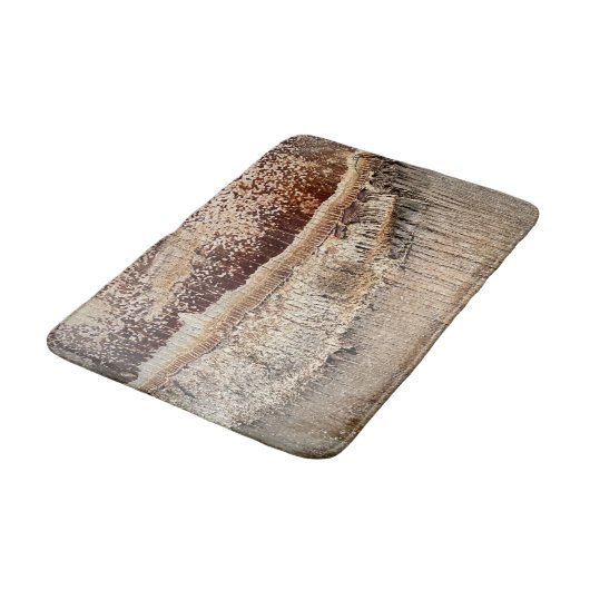 Datum Palm Tree Trunk Texture Close-up Foto Afbeel Badmat (Gekanteld)