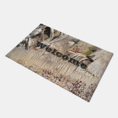 Datum Palm Tree Trunk Texture Close-up Foto Afbeel Deurmat (Schuin)