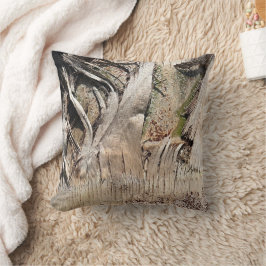 Datum Palm Tree Trunk Texture Close-up Foto Afbeel Kussen