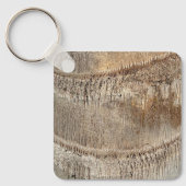 Datum Palm Tree Trunk Texture Close-up Foto Afbeel Sleutelhanger (Voorkant)