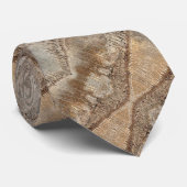 Datum Palm Tree Trunk Texture Close-up Foto Afbeel Stropdas (Opgerold)