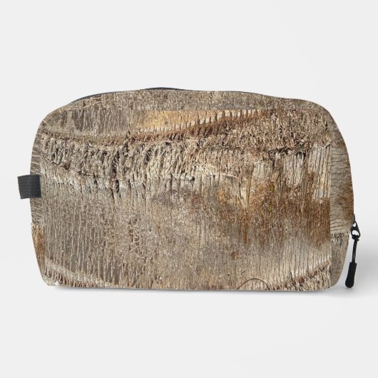 Datum Palm Tree Trunk Texture Close-up Foto Afbeel Toilettasje (Voorkant)