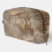 Datum Palm Tree Trunk Texture Close-up Foto Afbeel Toilettasje (Rechterhoek)