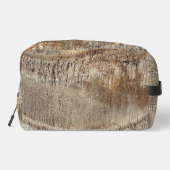 Datum Palm Tree Trunk Texture Close-up Foto Afbeel Toilettasje (Achterkant)