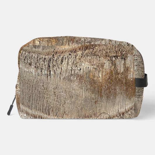 Datum Palm Tree Trunk Texture Close-up Foto Afbeel Toilettasje (Achterkant)