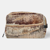 Datum Palm Tree Trunk Texture Close-up Foto Afbeel Toilettasje (Achterkant)