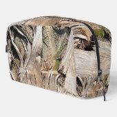 Datum Palm Tree Trunk Texture Close-up Foto Afbeel Toilettasje (Rechterhoek)