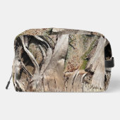 Datum Palm Tree Trunk Texture Close-up Foto Afbeel Toilettasje (Achterkant)