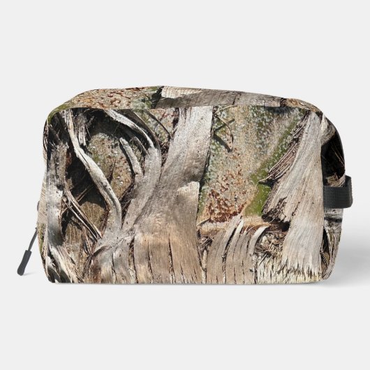 Datum Palm Tree Trunk Texture Close-up Foto Afbeel Toilettasje (Achterkant)