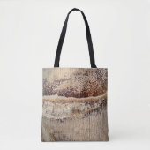 Datum Palm Tree Trunk Texture Close-up Foto Afbeel Tote Bag (Voorkant)