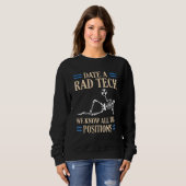 Datum Rad Tech Radiologist Radiology Xray Technici Trui (Voorkant volledig)
