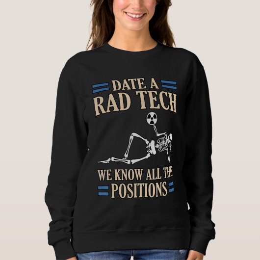 Datum Rad Tech Radiologist Radiology Xray Technici Trui (Voorkant)