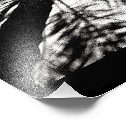 Datum structuurschaduw foto afdruk (Hoek)