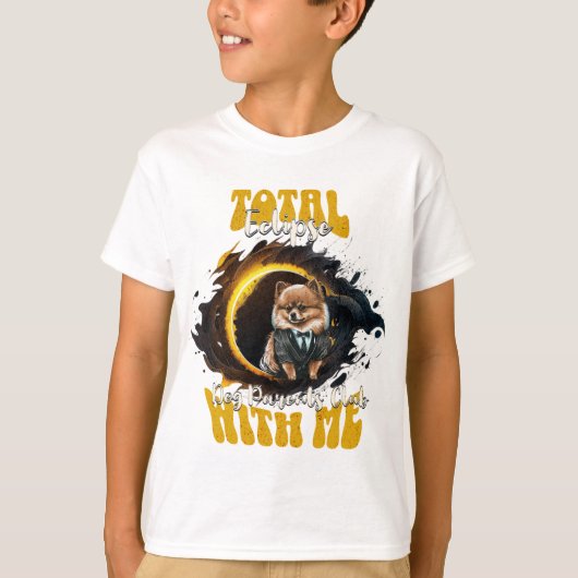  datum Total Eclipse Dog Parents' club T-shirt (Voorkant)