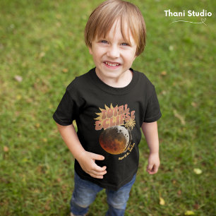  Datum Totale Verduistering Moderne Vintage jaren  T-shirt