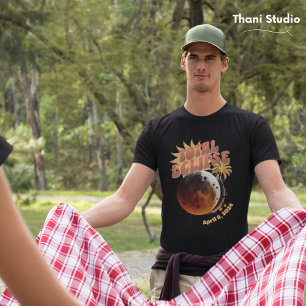 Datum Totale Verduistering Moderne Vintage jaren T-shirt