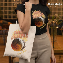  Datum Totale Verduistering Moderne Vintage jaren  Tote Bag