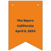  Datum Totale Verduistering Moderne Vintage jaren  Vlaggetjes (Derde vlag)