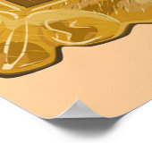 Datum valentijn en cupid poster (Hoek)