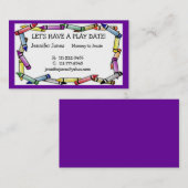 Datum van afspelen Roepkaart Contactkaartje (Voorkant / Achterkant)