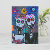 DATUM VAN DE DODE INVITATIE KAART (Staand voorkant)