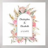 Datum van de persoonlijke Jubileum van het huwelij Poster (Voorkant)