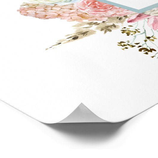 Datum van de persoonlijke Jubileum van het huwelij Poster (Hoek)