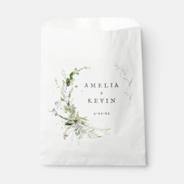 Datum van de speciale namen Elegant Earthy Greener Bedankzakje