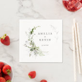 Datum van de speciale namen Elegant Earthy Greener Servet (Insitu)