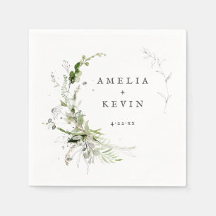 Datum van de speciale namen Elegant Earthy Greener Servet