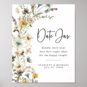 Datum van de wilde bloem Poster