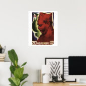 Datum van dood van Durruti on_Propaganda Poster (Thuiskantoor)