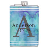 Datum van het Initiaal van de speciale kleurstof Heupfles (Voorkant)